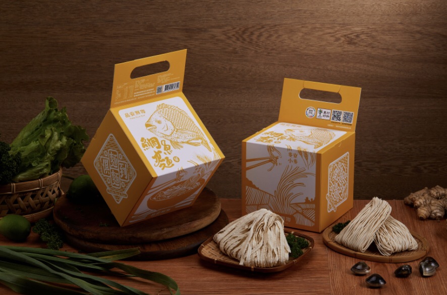 鯛魚麵（一盒：寬細各一包，一包400公克）